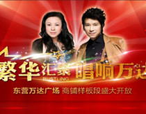 东营万达广场金街样板段的开放活动-邰正宵，梁雁翎 